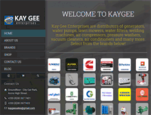 Tablet Screenshot of kaygeeghana.com